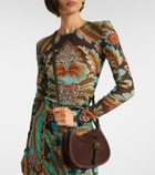 Etro Pony Small suede crossbody bag