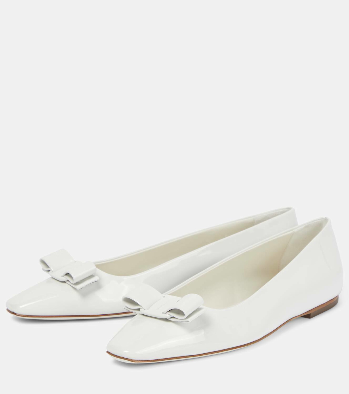 Ferragamo Vara Bow patent leather ballet flats Salvatore Ferragamo