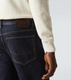 Brioni Mid-rise straight jeans