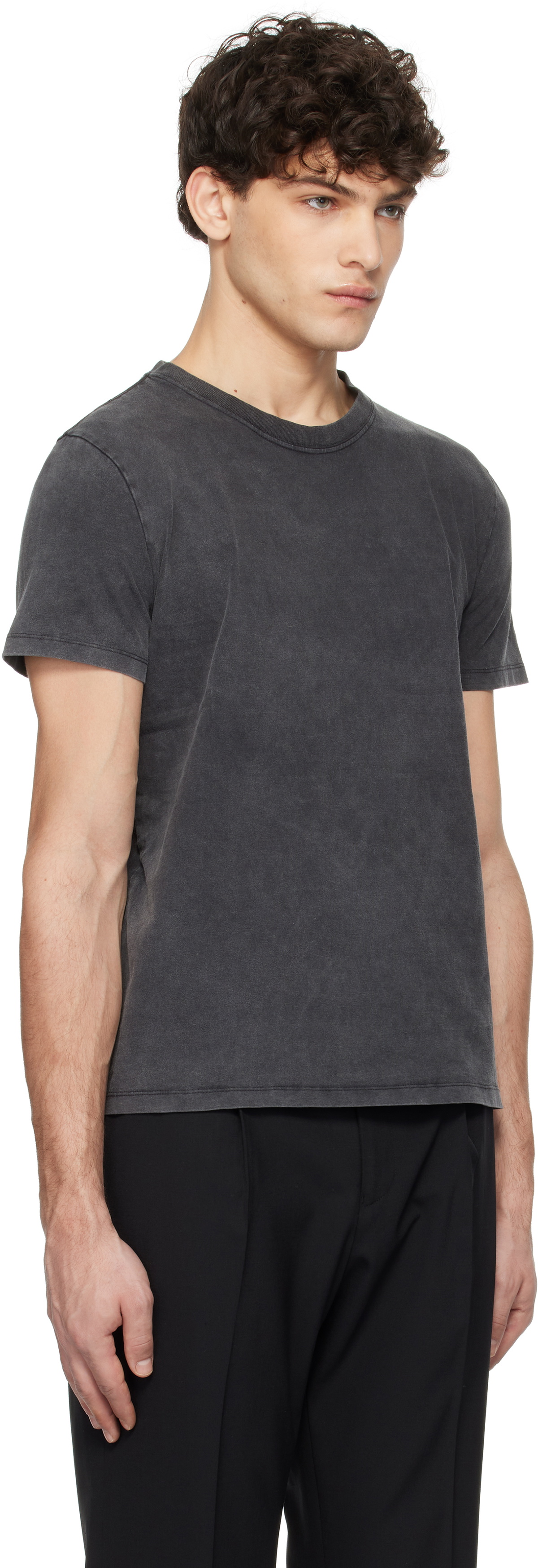 Tonywack Black Signature Garment-Dyed T-shirt