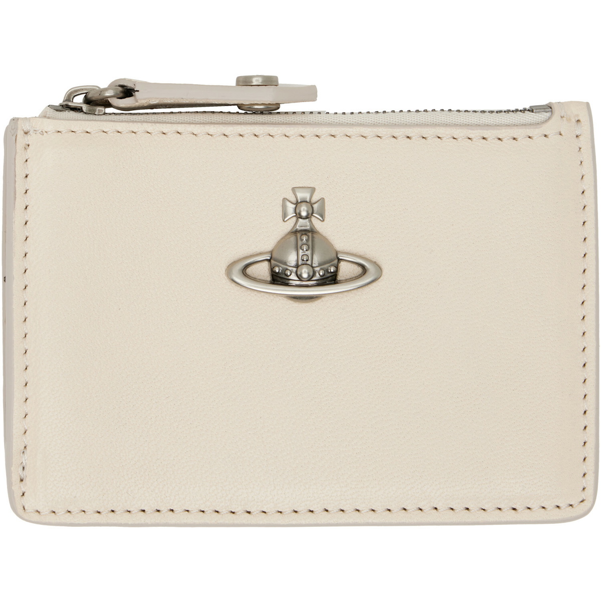 Vivienne Westwood Off-White Slim Long Card Holder
