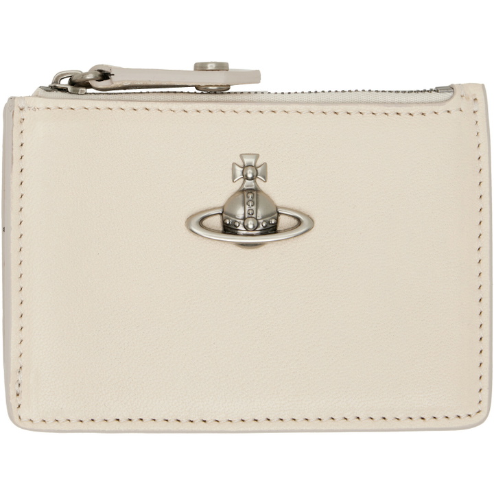 Photo: Vivienne Westwood Off-White Slim Long Card Holder