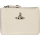 Vivienne Westwood Off-White Slim Long Card Holder