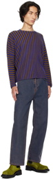 Eckhaus Latta SSENSE Exclusive Purple Jeans