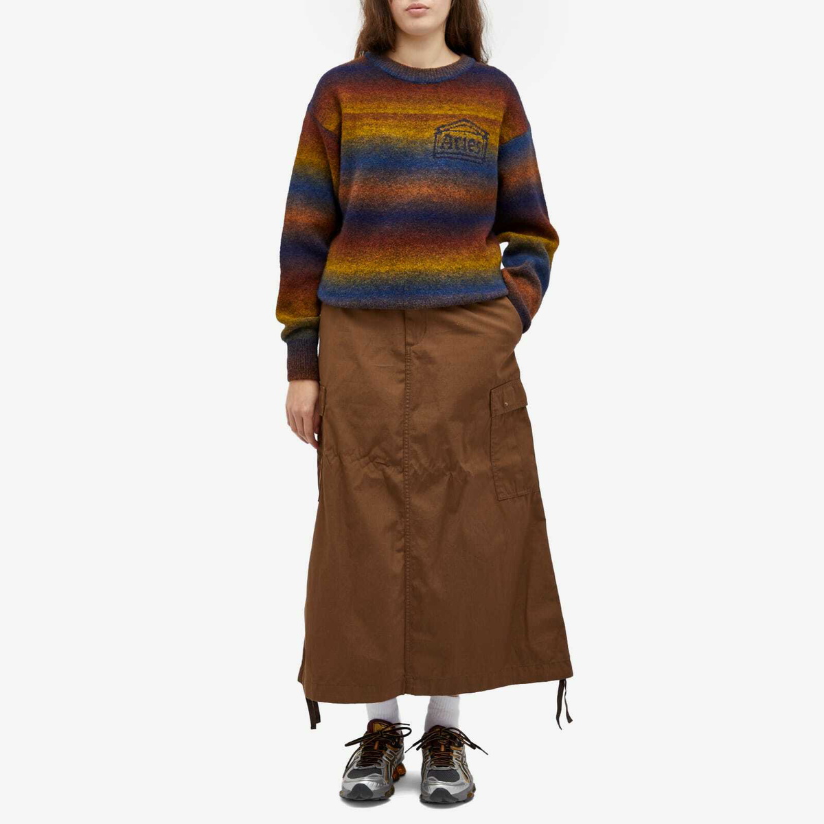 Aries Women's Baby Fit Boucle Space Knit in Multi