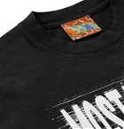 COME TEES - Logo-Print Cotton-Jersey T-Shirt - Black