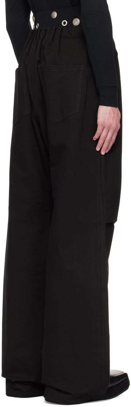 Raf Simons Black Eyelet Jeans