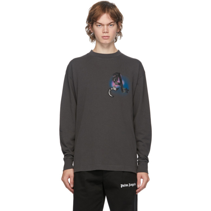 Photo: Palm Angels Black Air Long Sleeve T-Shirt