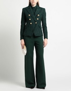 Balmain Womens Blazer in Green