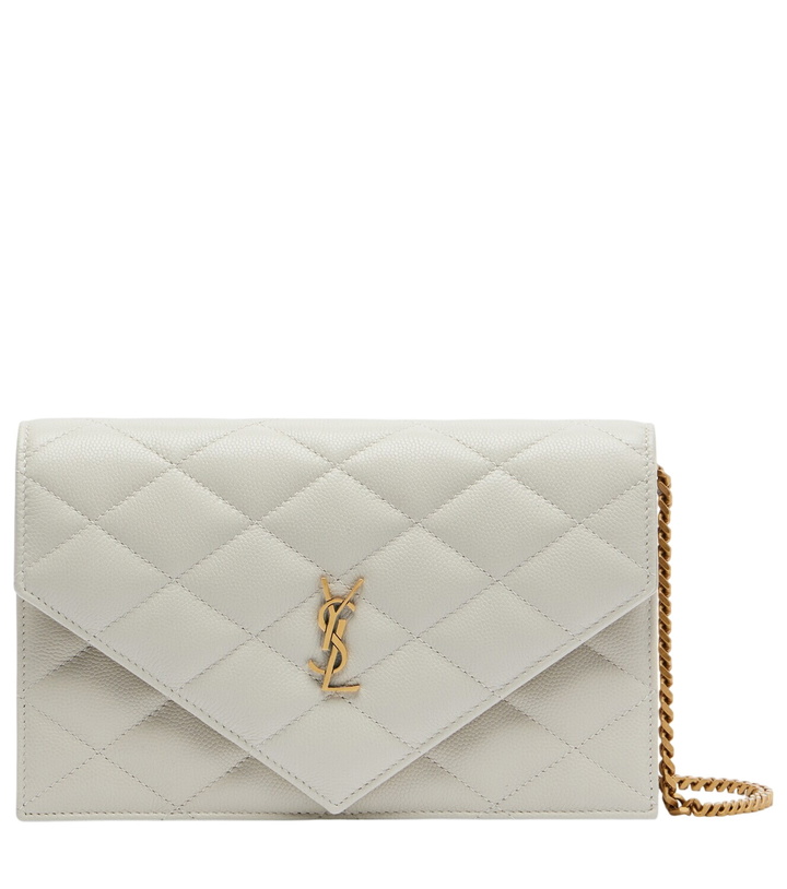 Photo: Saint Laurent Paris leather wallet on chain