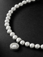 Sydney Evan - Rhodium-Plated Diamond Beaded Bracelet
