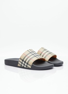 Burberry Vintage Check Print Slides