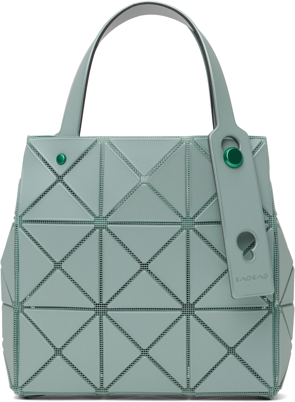 BAO BAO ISSEY MIYAKE Green Carat Small Bag Bao Bao Issey Miyake
