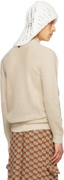 Isa Boulder SSENSE Exclusive Beige Sweater