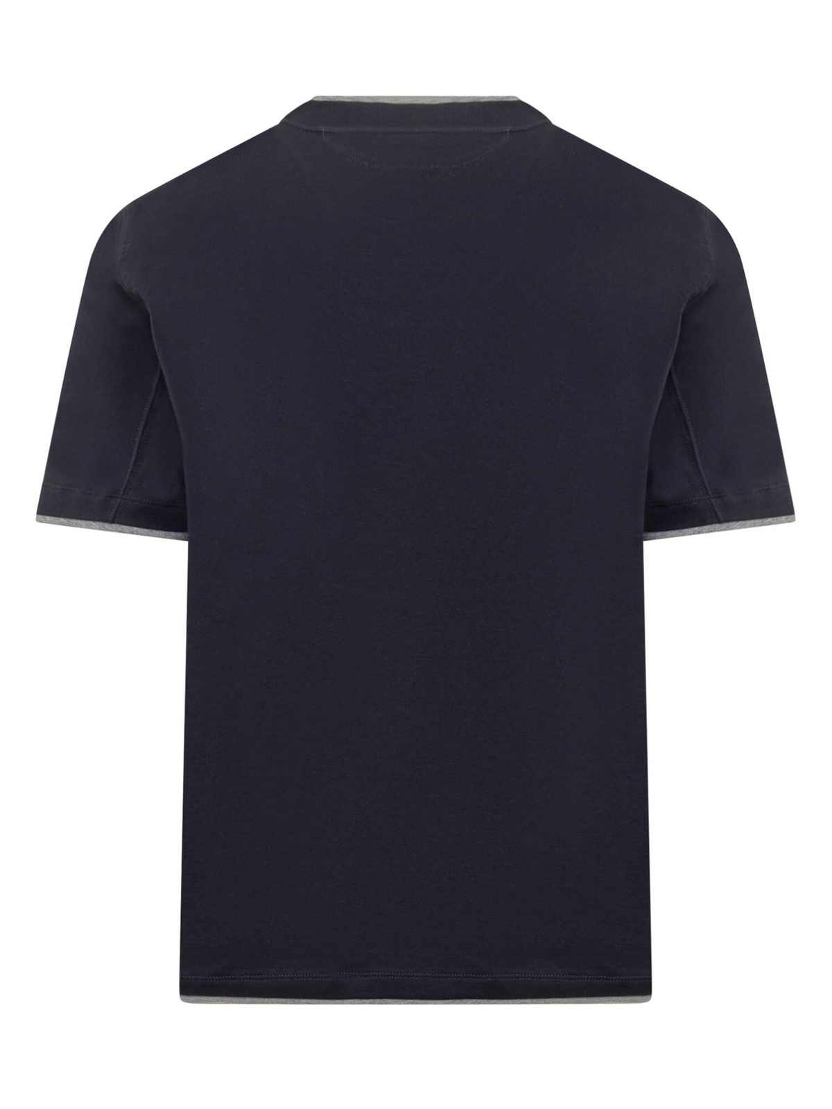 Brunello Cucinelli Jersey T-shirt With Ribbed Hem Brunello Cucinelli