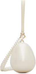 Simone Rocha Off-White Pearl Egg Bag