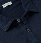 Boglioli - Linen Polo Shirt - Blue