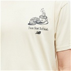 New Balance Men's Café Coffee T-Shirt in Bone