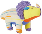 The Elder Statesman Multicolor Triceratops Plush Toy