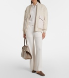 Eleventy Wool and cashmere straight pants