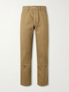 Drake's - Carpenter Straight-Leg Cotton Cargo Trousers - Brown