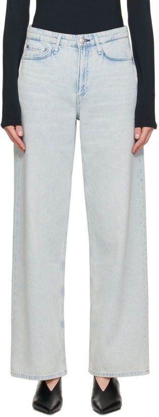 Photo: rag & bone Blue Logan Jeans