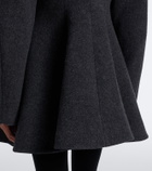 Bottega Veneta Pleated wool-blend coat