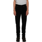 Saint Laurent Black Velvet Jeans