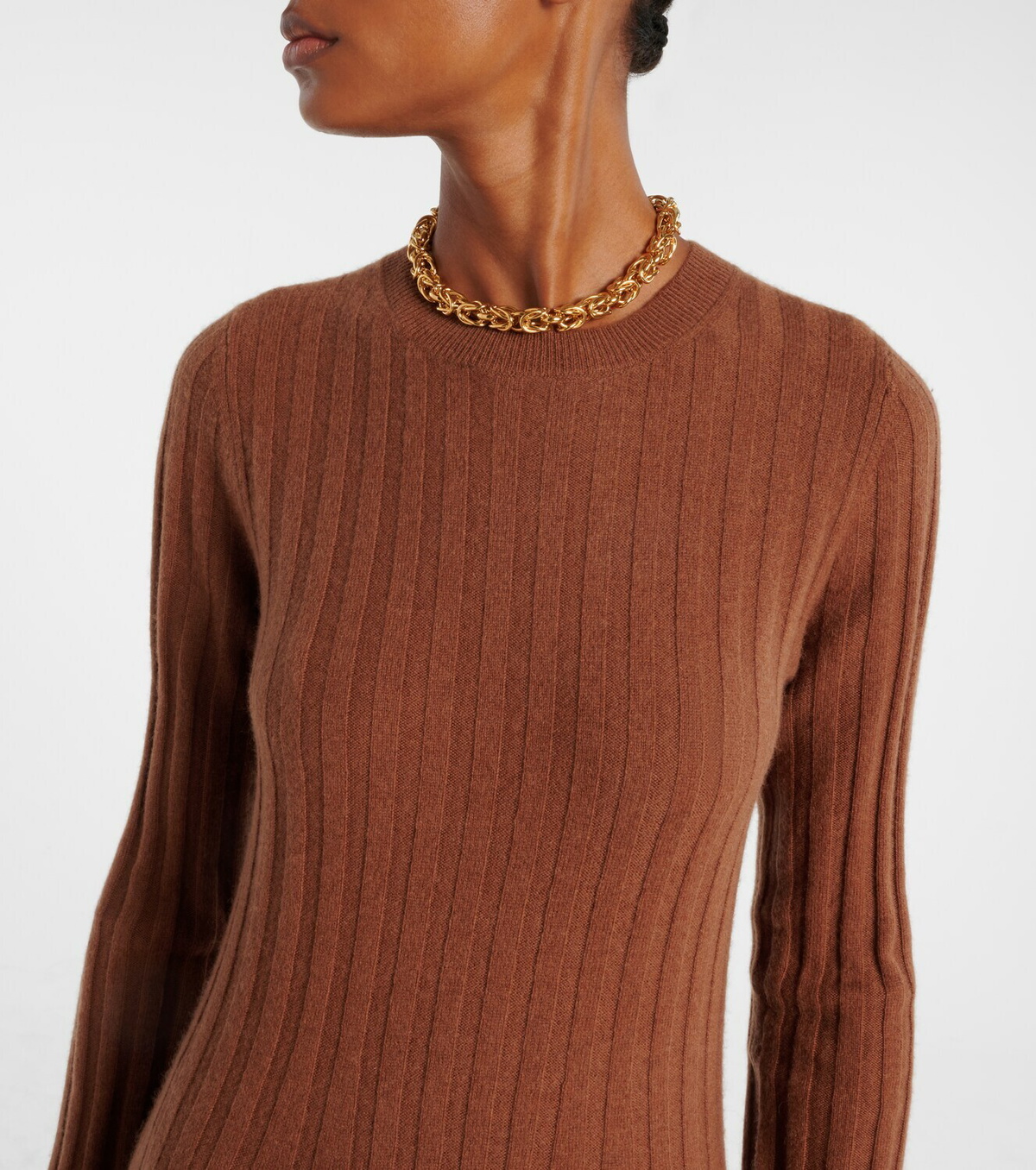 Altuzarra Gia ribbed-knit wool and cashmere maxi dress