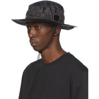 Acne Studios Black Plaque Bucket Hat