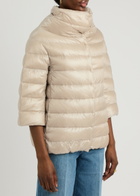 Herno Aminta Quilted Shell Jacket Cream