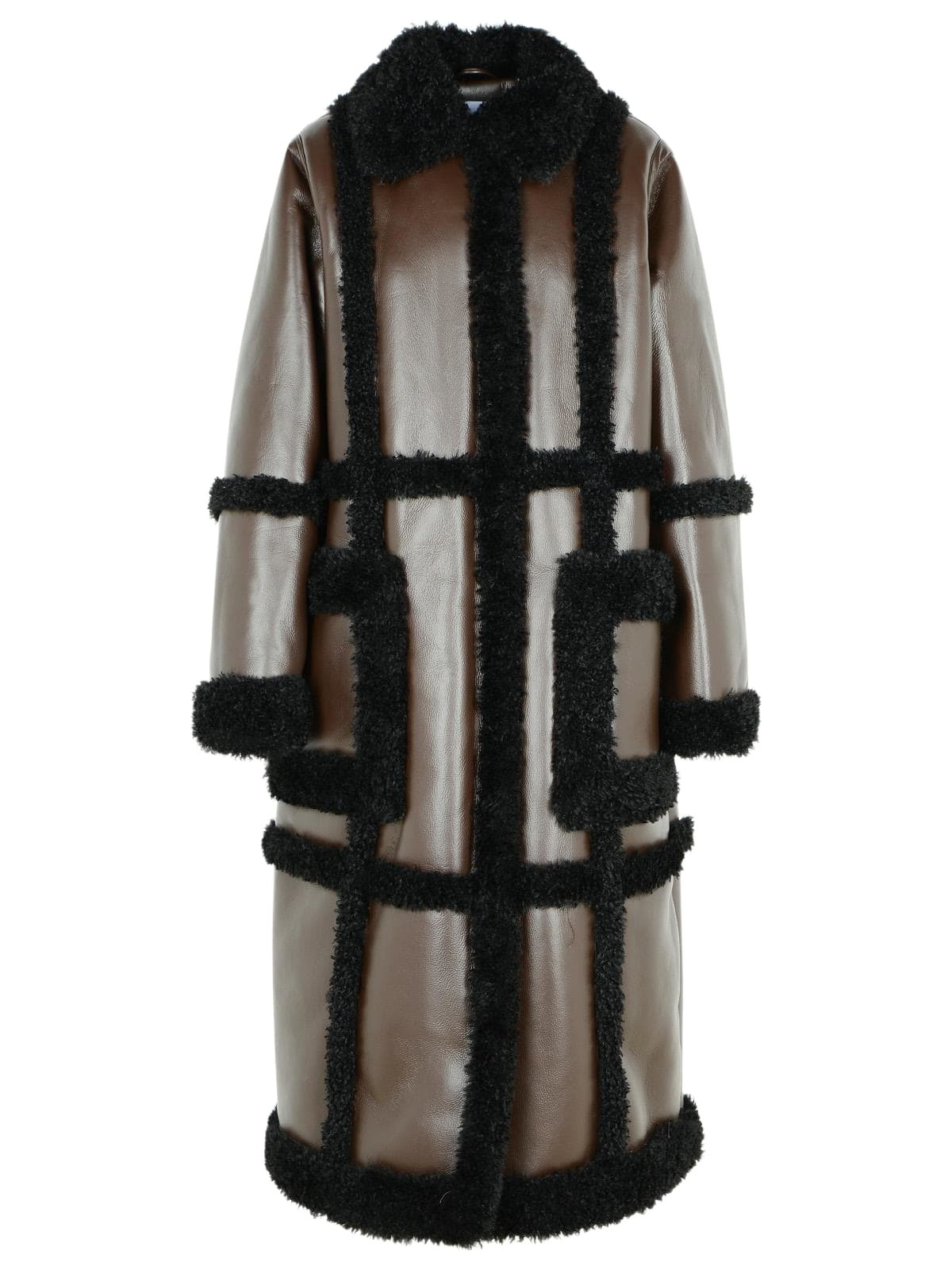 ★STAND STUDIO★ Ramona coat black 61966906289000 6196690628 Stand Studio Ramona Faux-leather Coat In Black | ModeSens