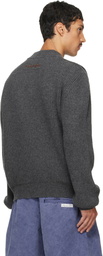 Marni Gray V Neck Sweater