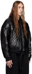 Templa Black Alkane Down Bomber Jacket