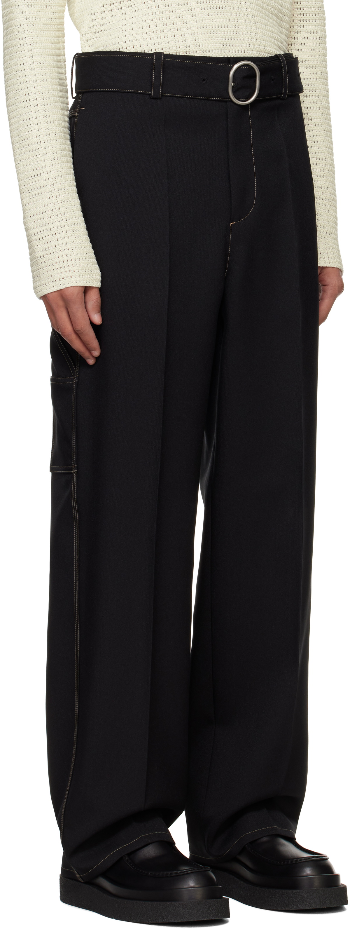 パンツ jil sander coating black pants archive パンツ jil sander coating black pants archive Recycled