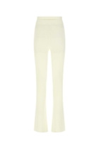 ANDREĀDAMO Ivory Stretch Viscose Blend Pant