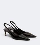 Gucci Eva leather slingback pumps