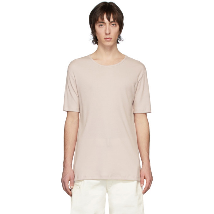 Photo: Lemaire Pink Rib Knit T-Shirt