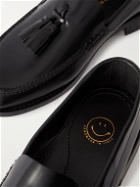 A Kind Of Guise - Napoli Leather Tasselled Loafers - Black