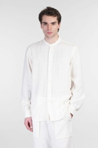 Aspesi Bruce Shirt In Beige Linen