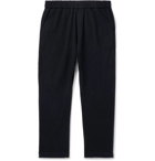 Barena - Navy Tapered Stretch-Virgin Wool Drawstring Trousers - Navy