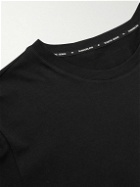 Marine Serre - Logo-Embroidered Organic Cotton-Jersey T-Shirt - Black