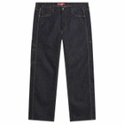 Junya Watanabe MAN Men's Washed Levi's Name Jeans in Indigo