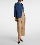 Altuzarra Dash high-rise cotton wide-leg pants