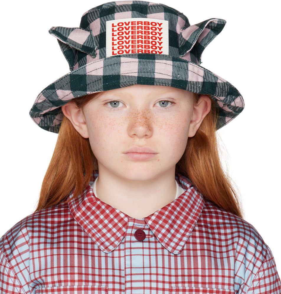 Charles Jeffrey Loverboy SSENSE Exclusive Kids Pink Bucket Hat