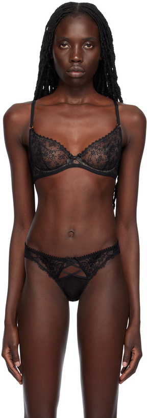 Photo: Agent Provocateur Black Malorey Bra