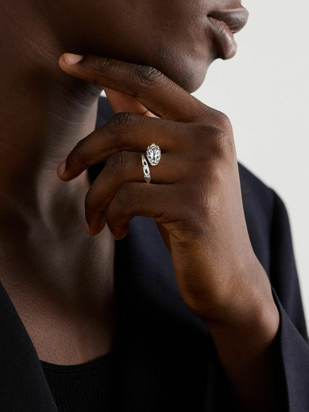 Photo: John Hardy - Naga Sterling Silver Sapphire Ring - Silver