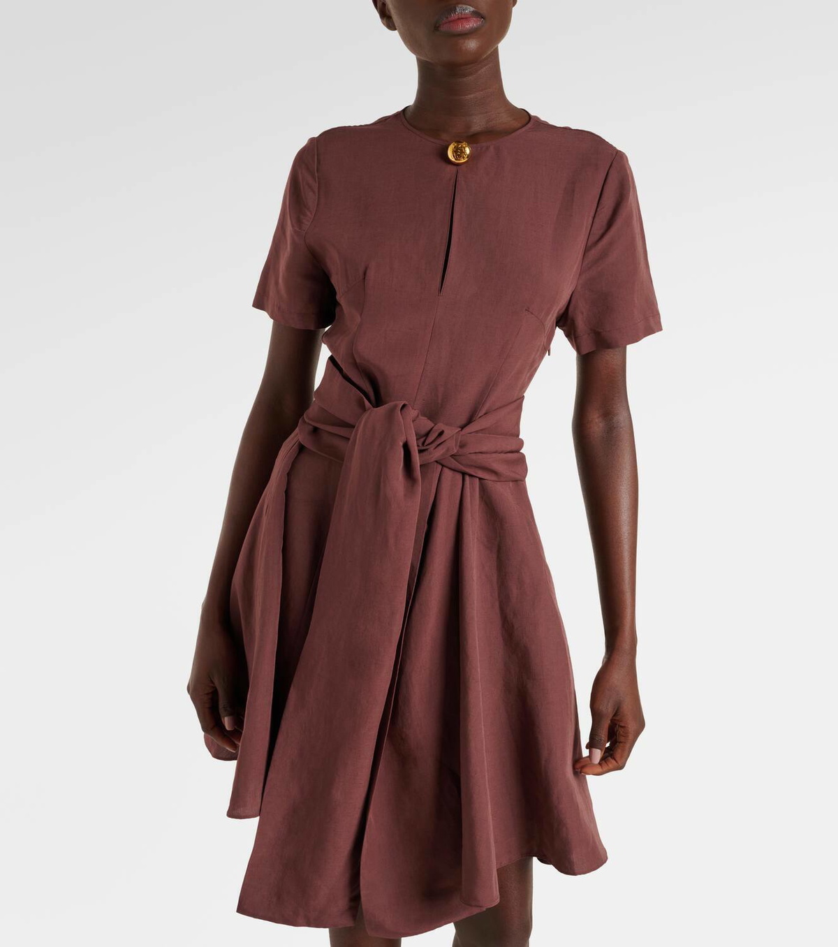 Loewe Paula's Ibiza tie-detail midi dress
