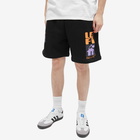 Lo-Fi Men's Basic Parts Sweat Shorts in Black