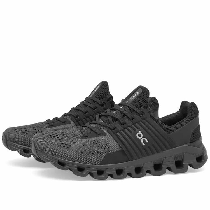Photo: ON Men's Running Cloudswift PAD Sneakers in All Black